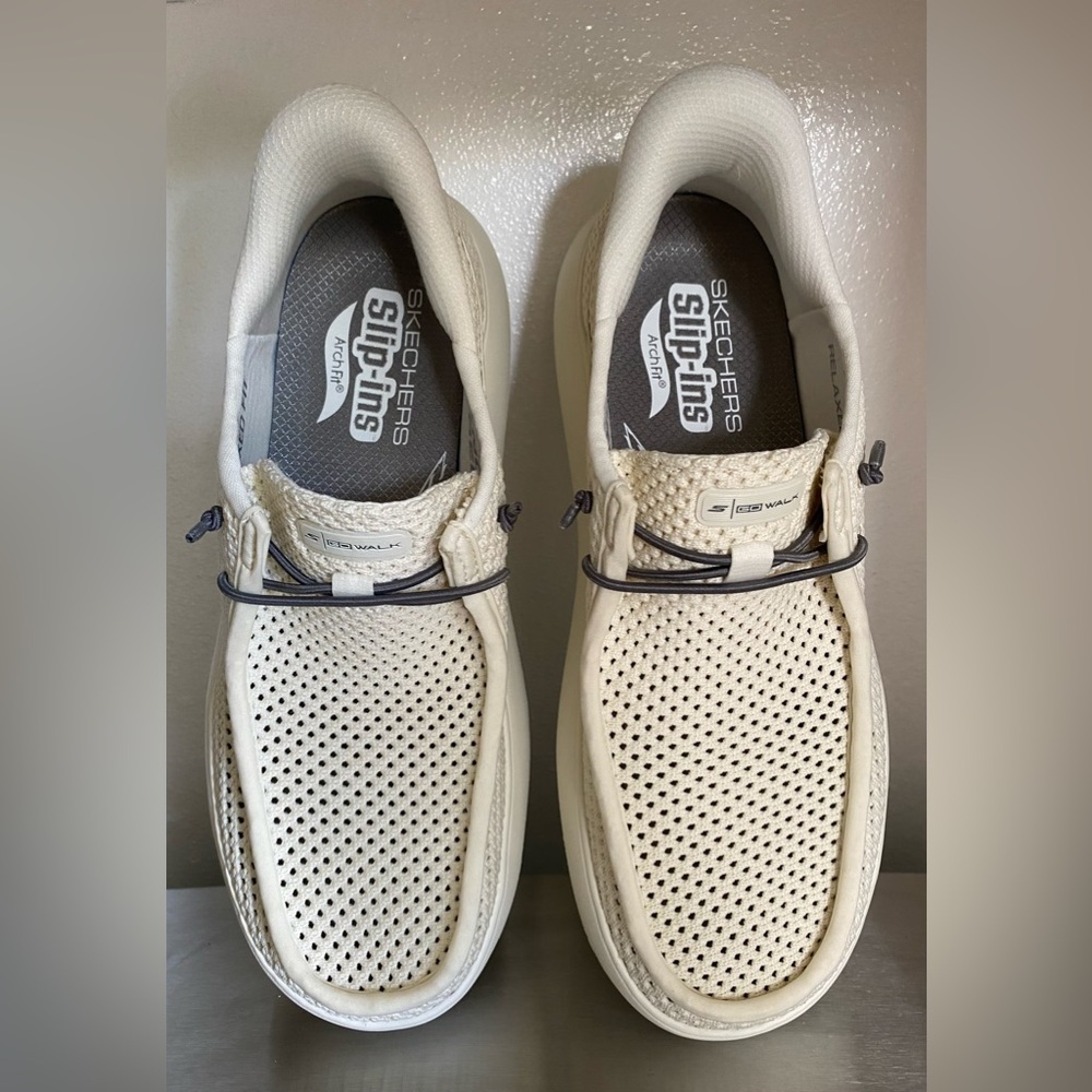 NEW-SKECHERS GO WALK ARCH FIT MENS SLIP-INS